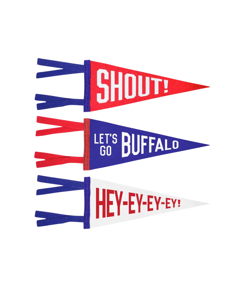 Buffalo Mini Pennant - SHOUT