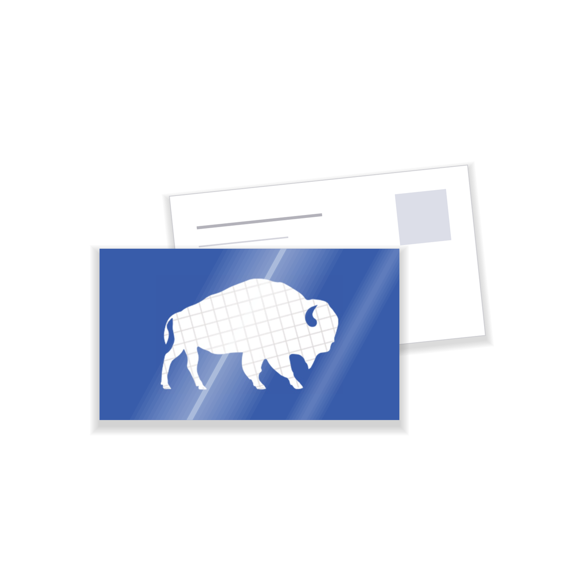 High gloss business card with a UV shine