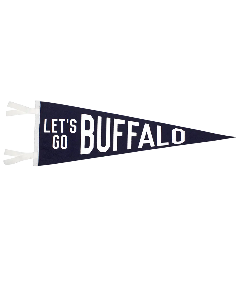 Lets Go Buffalo Pennant