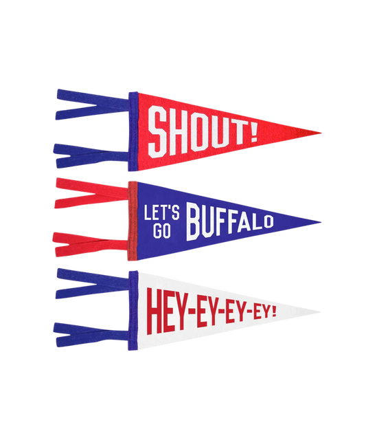 Buffalo Mini Pennant - SHOUT