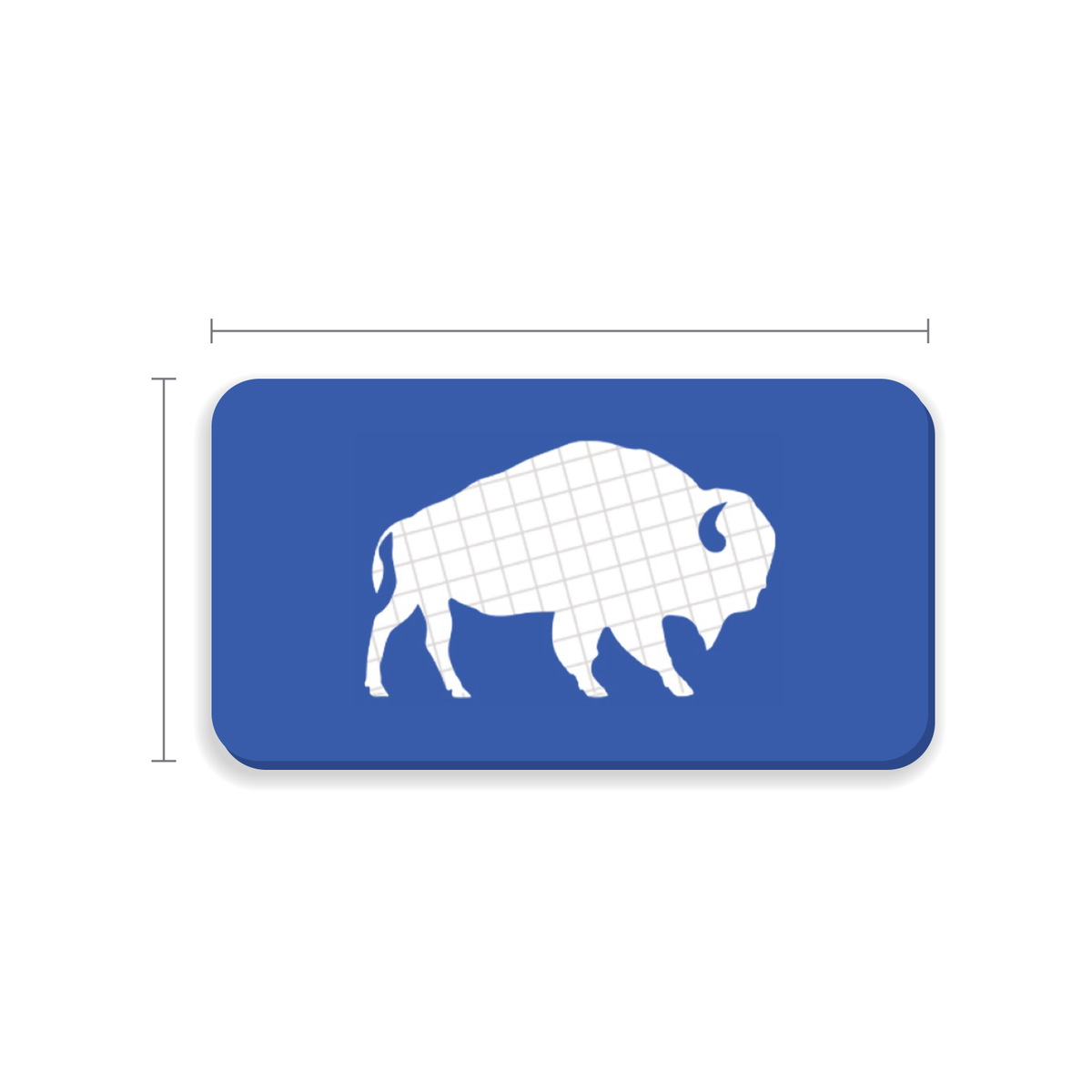 Custom size car magnet