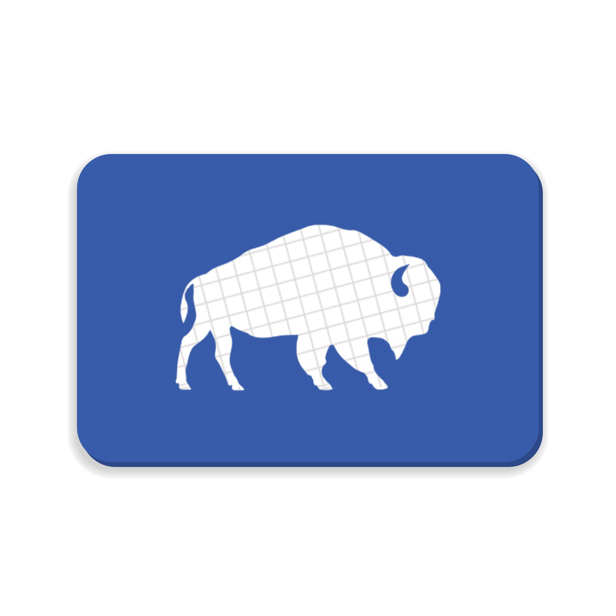 Car magnet with rounded corners, 30 mil