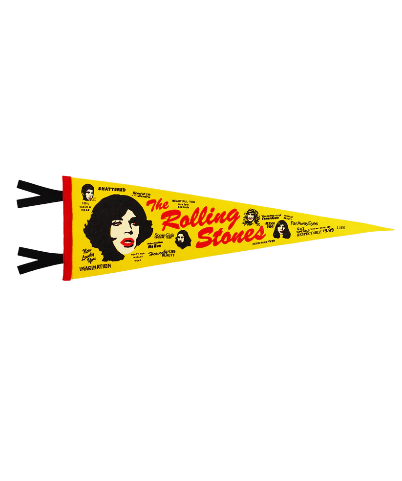 Some Girls Pennant - The Rolling Stones x Oxford Pennant