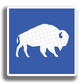 Square die cut magnet